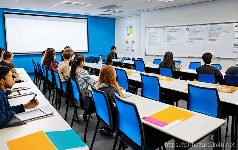 위험물관리사 자격증으로 해외 취업하기 - **Prompt:** "A highly competent logistics professional, wearing a clean, modern safety vest with ref...