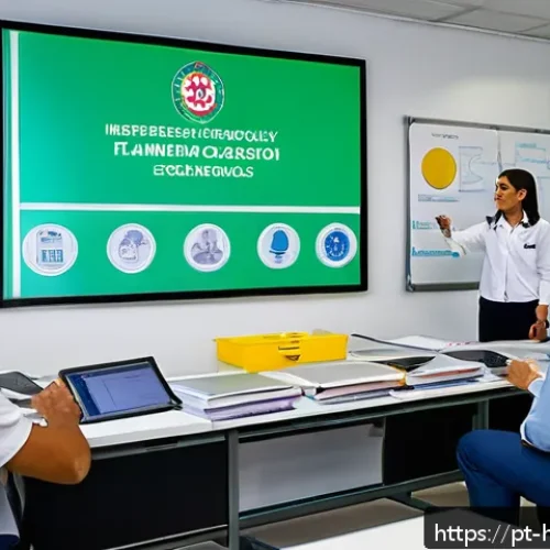Home 30 위험물관리사 시험 불합격 원인 분석 - A professional training classroom scene in Brazil, showing a diverse group of adult students attenti...